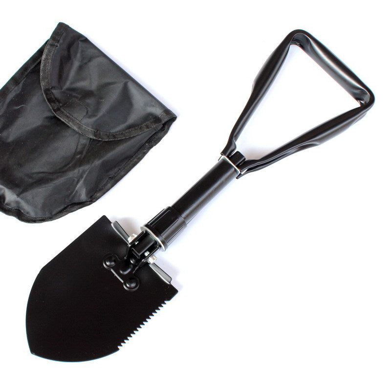 Multifunktionell fällbar spade
