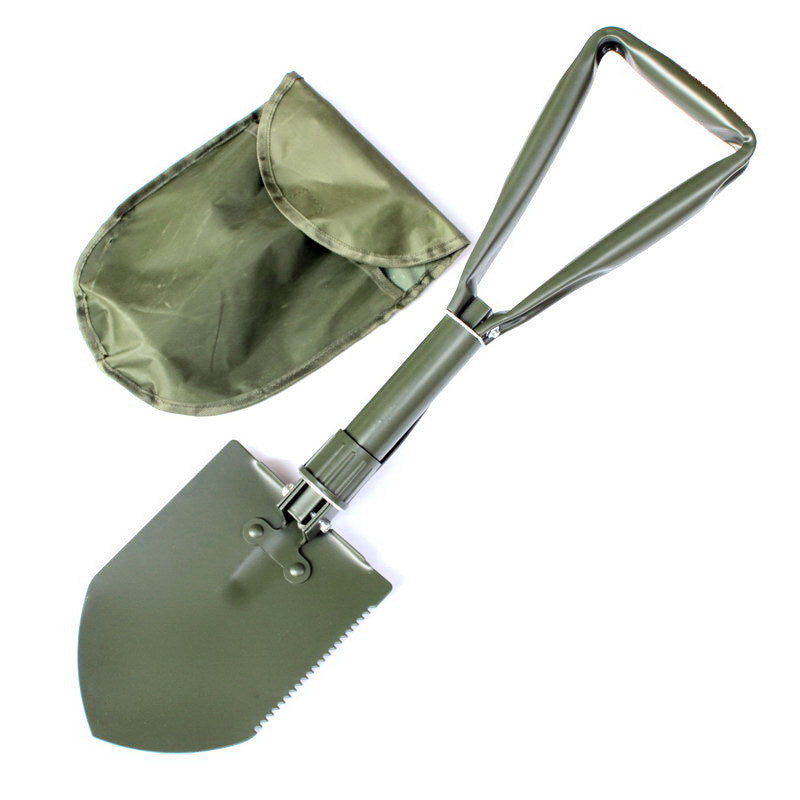 Multifunktionell fällbar spade