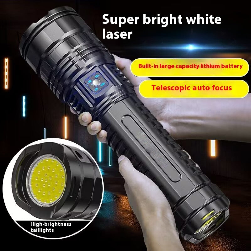 Kraftig ficklampa för utomhusbruk