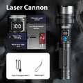 Ficklampa med LCD Digital Display Utomhusbelysning Lampa