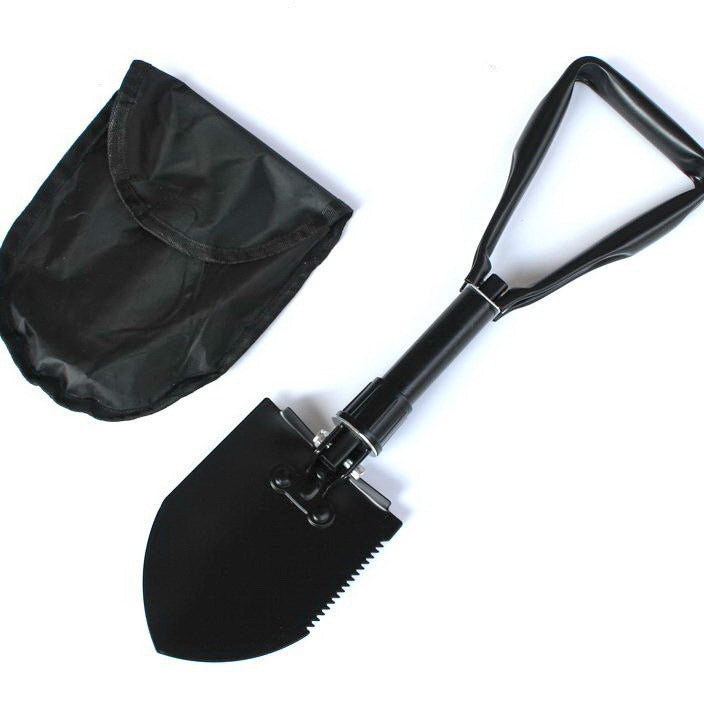 Multifunktionell fällbar spade